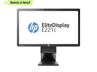 Écran HP EliteDisplay E221C avec webcam